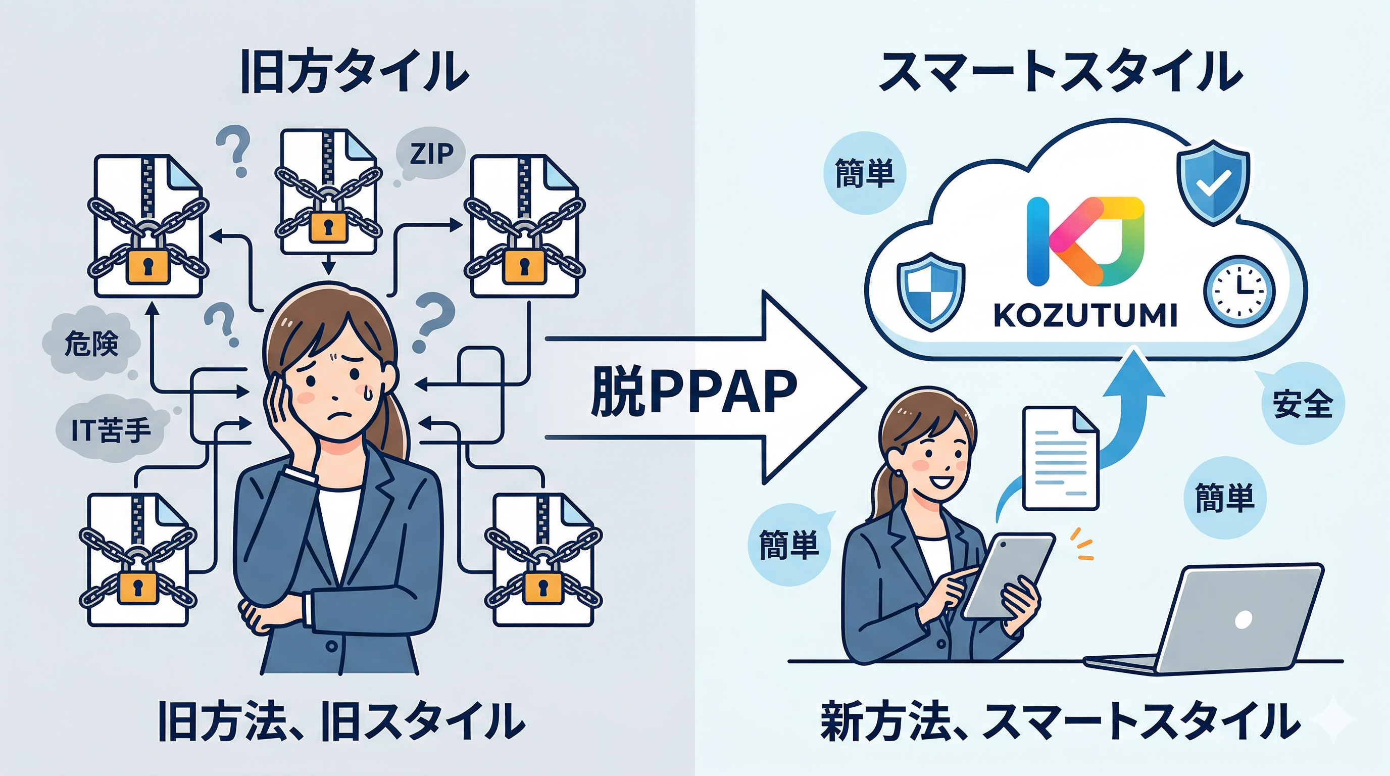 【2026年最新】法人向けファイル転送サービス比較！IT担当者不在・士業事務所のための脱PPAPガイド
